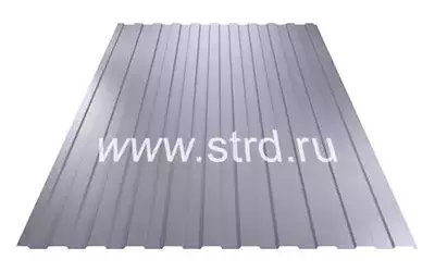 Профнастил C 8 0.7мм Полиэстер Россия RAL 7004 (серый) Металл Профиль