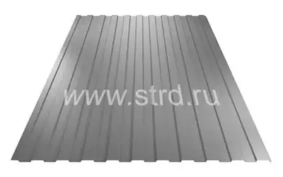 Профнастил C 8 0.7мм Полиэстер Россия RAL 9006 (серый) Металл Профиль