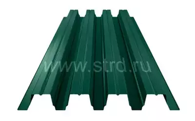 Профнастил Н 75 0.7мм Полиэстер Россия RAL 6005 (зеленый) Металл Профиль