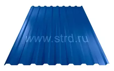 Профнастил МП 20 0.3мм Полиэстер Россия RAL 5005 (синий) Металл Профиль