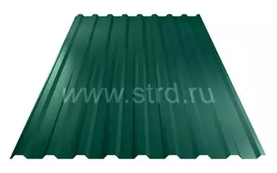 Профнастил МП 20 0.3мм Полиэстер Россия RAL 6005 (зеленый) Металл Профиль