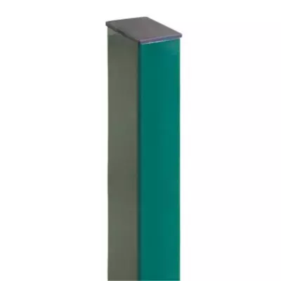 Столб с заглушкой 2м 60*40 1.2мм Оцинкован+порошковый окрас RAL 6005 (зеленый) Grand Line