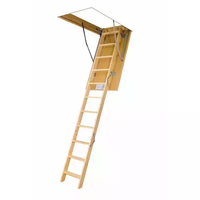 Лестница деревянная Fakro LWS Smart складная 3-сегментная 140*60см 305см