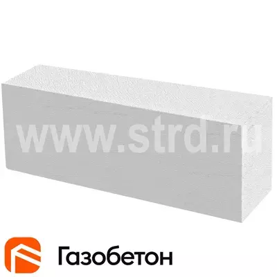 Блок газобетонный Газобетон СК перегородочный 625*250*150 D500кг/м3 В2,5