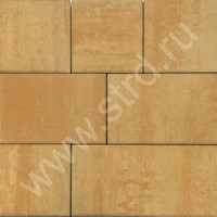 Тротуарная плитка Триада Color Mix Сахара верхний прокрас на белом / сером цементе основа - серый цемент набор на м2  t=60мм BRAER
