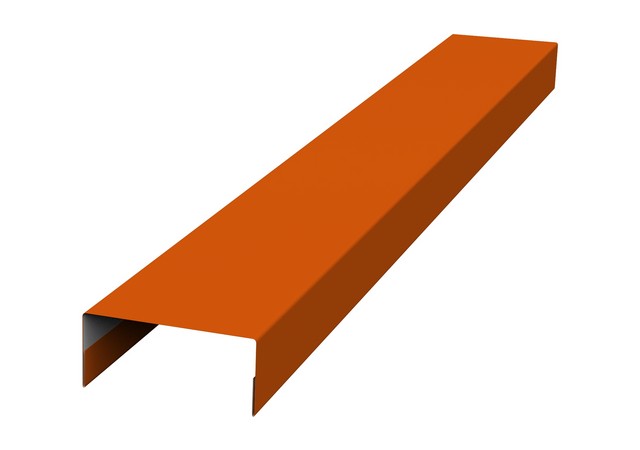 Крышка 65*40 0.45мм Полиэстер RAL 2004 (оранжевый) Grand Line