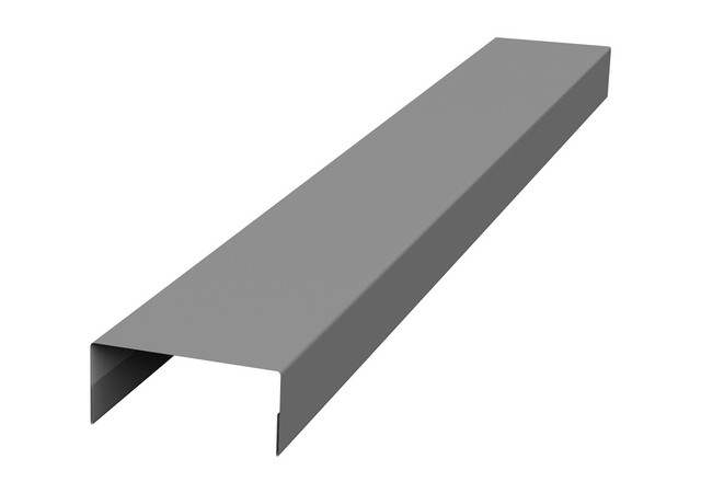 Крышка 65*40 0.45мм Полиэстер RAL 9006 (серый) Grand Line