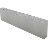 Камень садовый Bianco Nero верхний прокрас на белом цементе основа - серый цемент 1000*200*80мм Steingot
