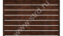 Ламель Texas лицевая 150 0.45мм Print Elite (Colority Print TwinColor) Cherry Wood (коричневый) Grand Line