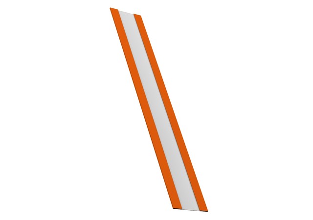 Крепежная планка 0.45мм Полиэстер RAL 2004 (оранжевый) Grand Line