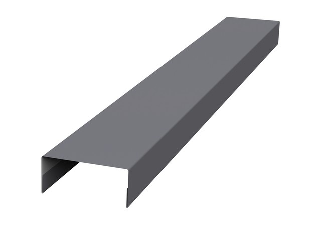 Крышка 65*40 0.45мм Полиэстер RAL 7004 (серый) Grand Line