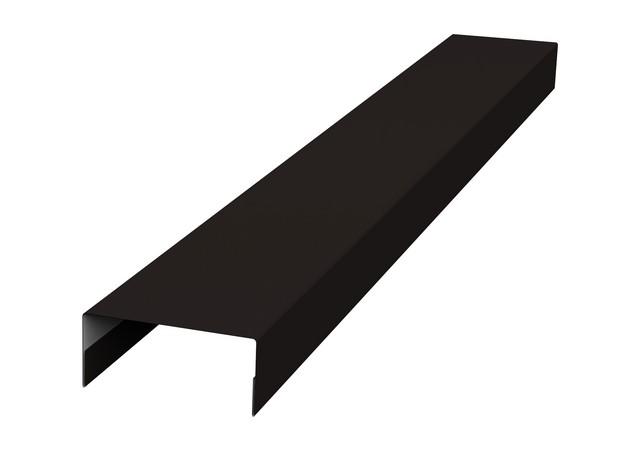 Крышка 65*40 0.45мм Полиэстер RAL 9005 (черный) Grand Line