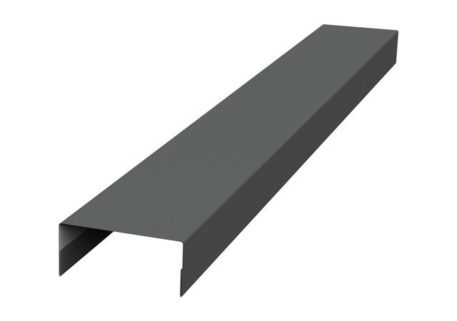 Крышка 65*40 0.45мм Полиэстер RAL 7005 (серый) Grand Line